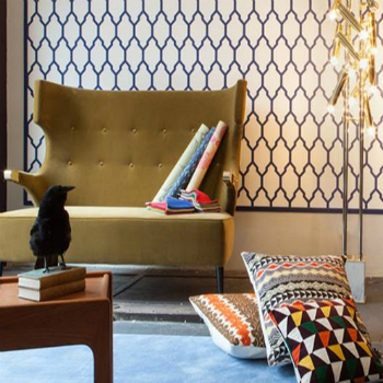 Blue Living Showroom: Home Art with BRABBU